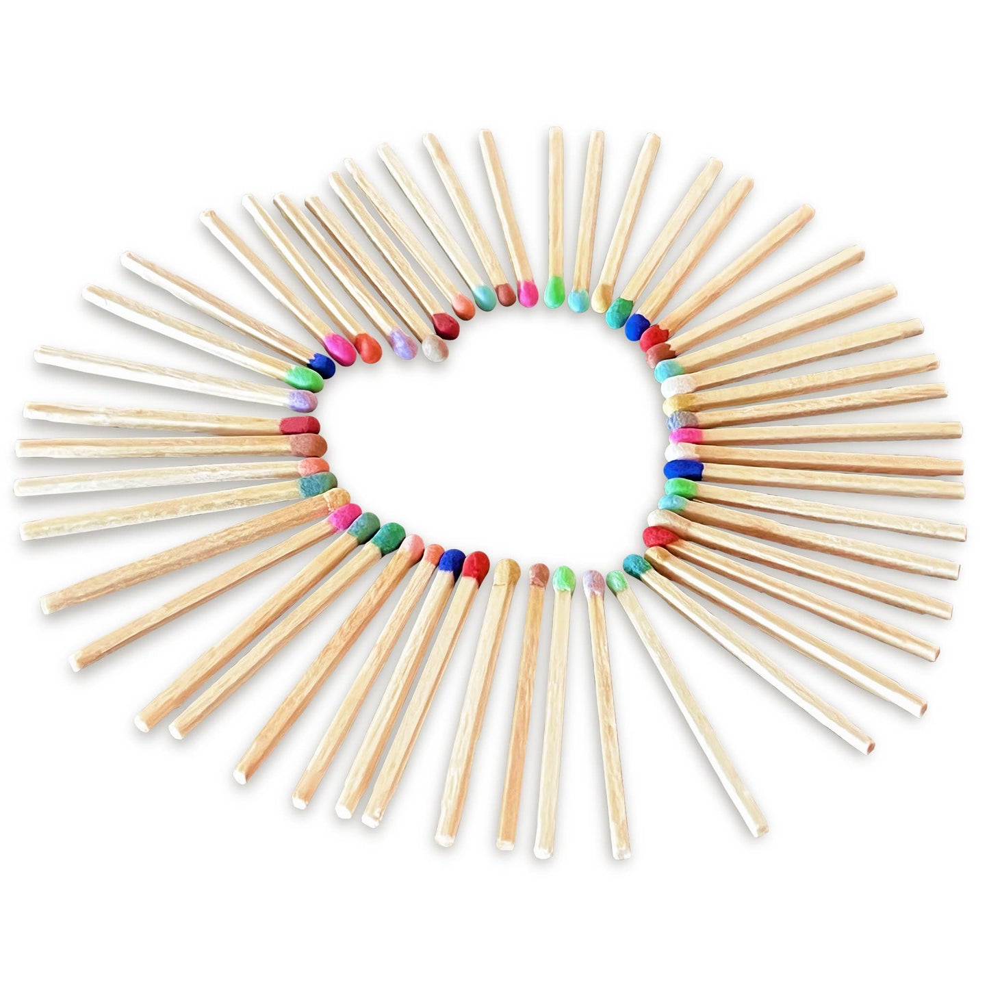 4" Matches + Mini Cloche - Colors of Your Choice + Strikers: White Tip