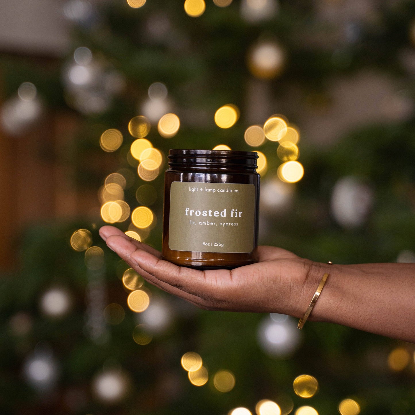 Frosted Fir Candle (8oz)