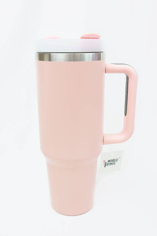 Stainless Steel Insulated Travel Mug Tumbler : PEACH / ONE