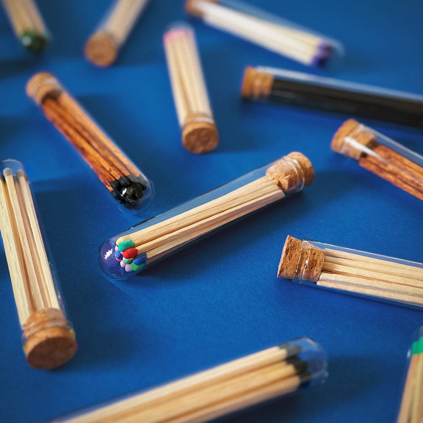 4" Matches + Mini Cloche - Colors of Your Choice + Strikers: White Tip