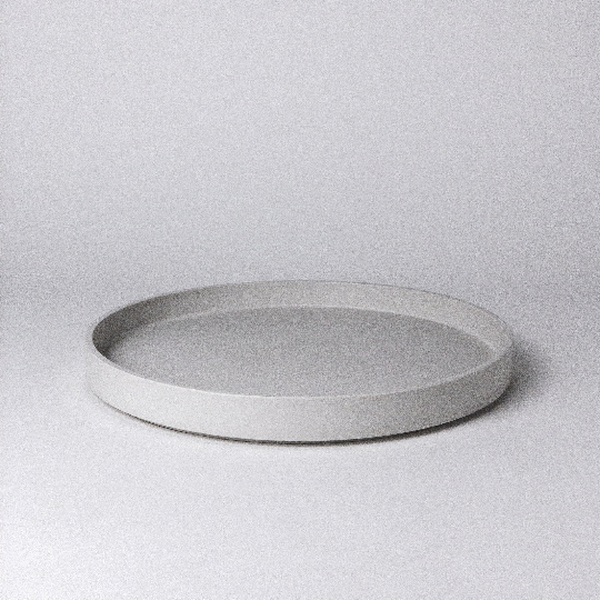 10.7" Signature Stone
Large Decor Tray: White