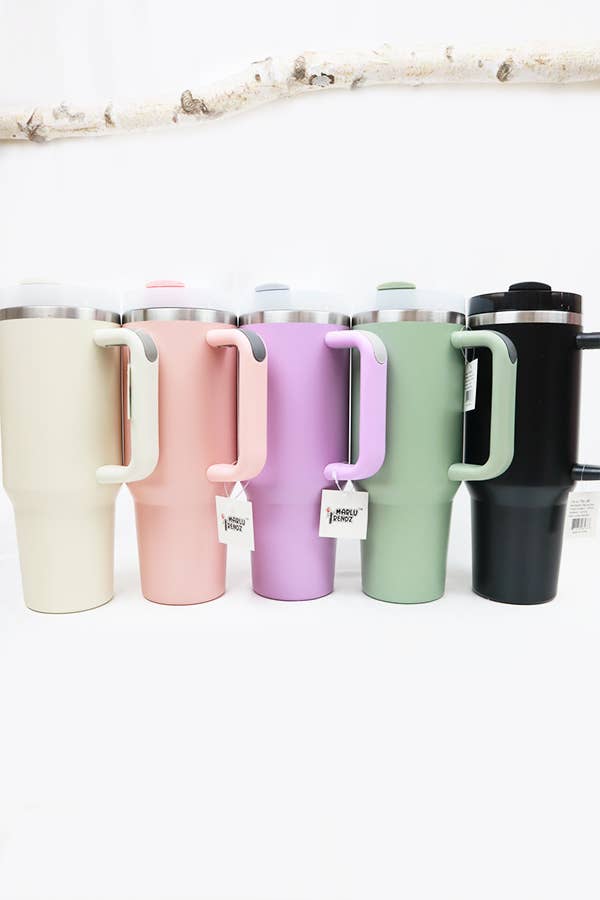 Stainless Steel Insulated Travel Mug Tumbler : PEACH / ONE
