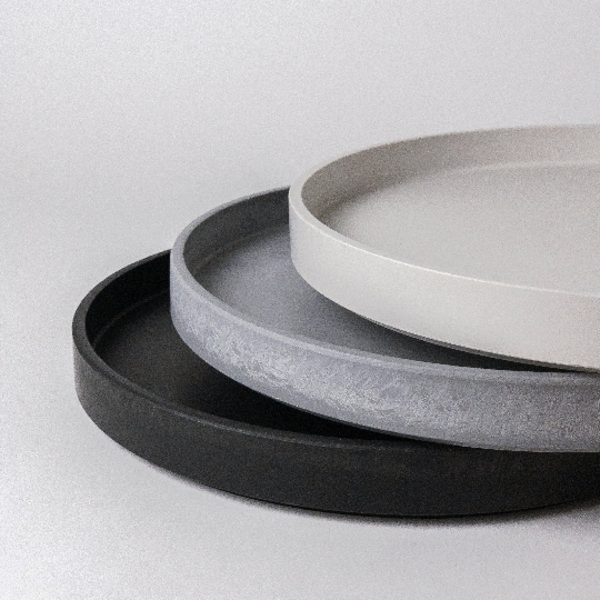 10.7" Signature Stone
Large Decor Tray: White