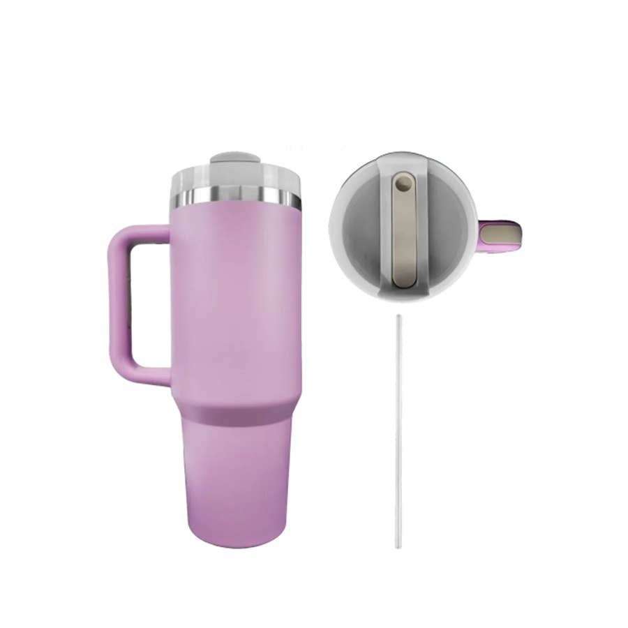 Stainless Steel Insulated Travel Mug Tumbler : PEACH / ONE