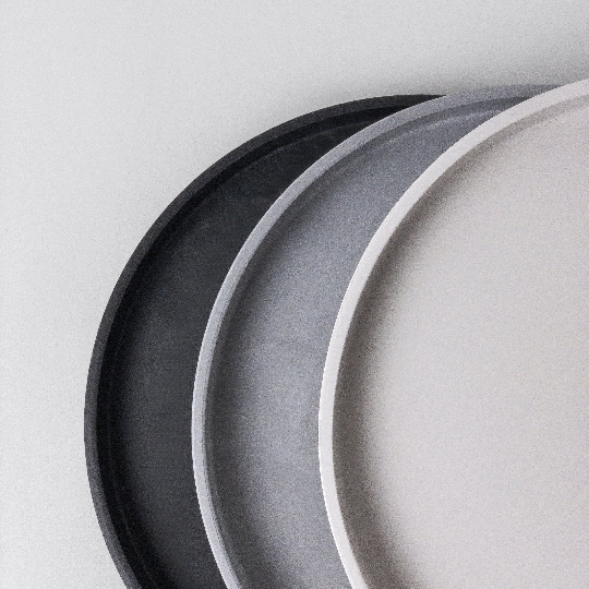 10.7" Signature Stone
Large Decor Tray: White